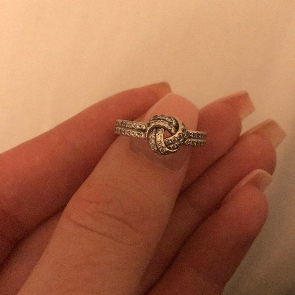 Pandora love knot ring
